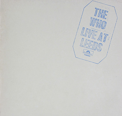 THE WHO - Live at Leeds album front cover vinyl record